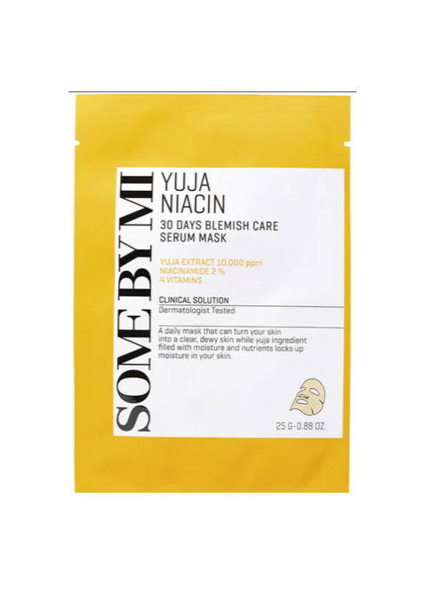 SOME BY MI Yuja Niacin Blemish Care Serum Mask